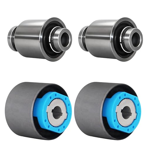 Image of 4PCS Rear Axle Suspension Bushing Kit Compatible with Ford Fusion Taurus Mondeo MK5 Edge Mustang 2013-2020, Replaces# FR3C3C270AA F2GZ-5A638 F2GC5K653AXB