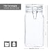 Bormioli Fido vasos con cierre de clip, 6 piezas, Capacidad 1,5 L...