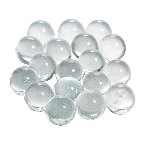 Galashield Clear Glass Marbles for Vases Bulk Round 500 Pieces Cover