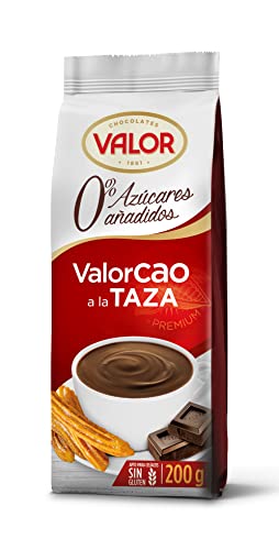 Valor - chocolate a la taza Valorcao. Chocolate Valor sin Gluten. intenso Sabor y Aroma. Apto para...