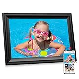 Digital Picture Frame 10.1 Inch WiFi Photo Frame Electronic, IPS HD Display Touch Screen,16GB Storage, Slideshow, Wall Mountable, Auto-Rotate, Share Photos and Video via Uhale App