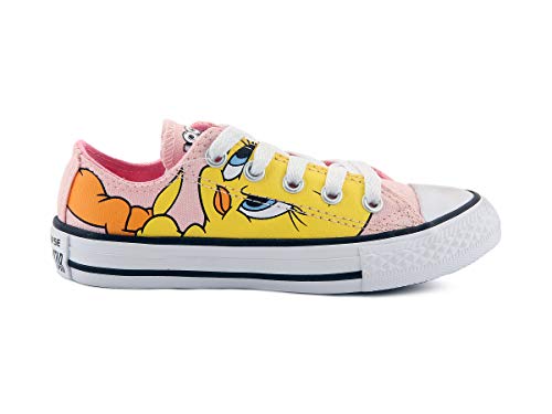 MAIKAIRUI ConverseCHUCK Taylor - Bugs Bunny - Baskets Basses - Vapor Pink/White/Black