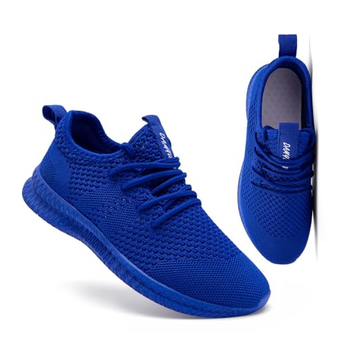 Image of Men Non-Slip Work Shoes Tennis Gym Sneakers Breathable Slip Resistant Lightweight and Comfortable for All-Day Wear Sports and Walking