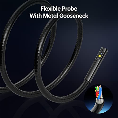 Auto Focus Endoscope Camera, Teslong HD Autofocus Handheld Waterproof Borescope Inspection Camera with 4.5" IPS Monitor - Always The Best Depth of Field - 32GB Memory Card & Tool Case Included
