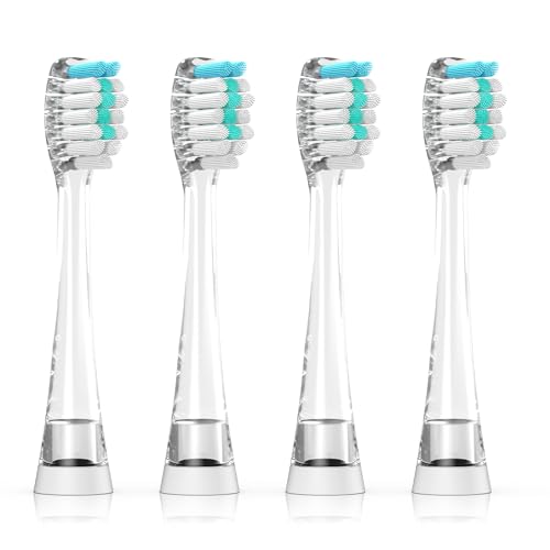 Dada-Tech Kids Electric Toothbrush Replacement Heads for DT-BB1, DT-K6, SG-513, SG-977- Pack of 4 (Large Age 3+)