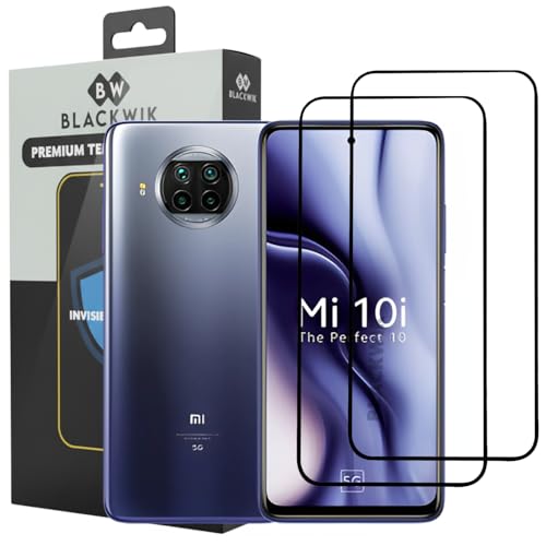 Image of Blackwik Tempered Glass for Xiaomi Mi 10i 5G / Mi 11i / Mi 11i Hypercharge /Xiaomi 11T Pro /Redmi Note 11 Pro /Redmi Note 11 Pro Plus Edge-To-Edge Coverage with Installation Kit (Black) (Pack Of 2)