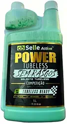 Selante Tubeless Power 1L - Vedação até 10mm - 100% Biodegradável e Não Tóxico - Proteção 3 a 8 Meses - Para MTB e Estrada