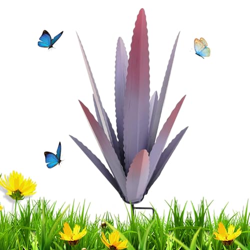 Générique Tequila Sculpture Rustique, Agave en métal, Piquet de Jardin en métal, décoration d'extérieur pour l'intérieur et l'extérieur