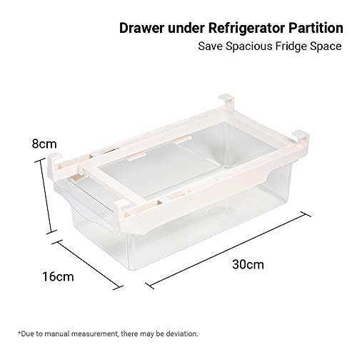 DECDEAL Organizador de gaveta para geladeira Caixa de armazenamento do refrigerador Suporte de armaz
