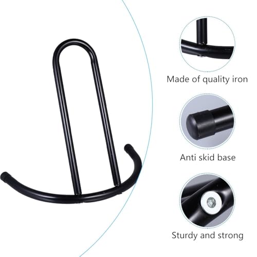 Soporte para bicicletas y scooters portátil de hierro negro infantil 8