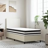 Colore: Bianco, grigio e nero Lumanois Materasso a Molle Insacchettate Medio 90x190 cm Single Size,Mobili,Materassi,17.65kg-372913