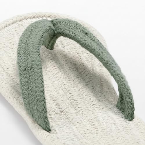 Image of Sohum V Strap Cotton Braided Slippers for Men & Women 1 Pair | Ultra-Soft, Lightweight & Breathable| Handmade Unisex Flip Flops