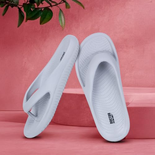 Image of DOCTOR EXTRA SOFT Men's Classic Casual Thong Slippers With Cushion Footbed For Adult|Comfortable & Lightweight|Stylish & Anti-Skid|Waterproof & Everyday Indoor Outdoor Flip Flops Gents & Boys D-506