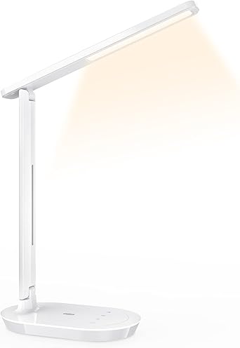 Amazon Co Jp デスクライト スタンドライト Led ライトスタンド 4段階色温度 7段階明るさ 目に優しい 折り畳み式 メモリー機能 タイマー機能 進学入学 読書 勉強 仕事 省エネ タッチセンサー調光 Usbポート付け Led常夜灯 Pse認証済み Dl064 Pro ホーム キッチン