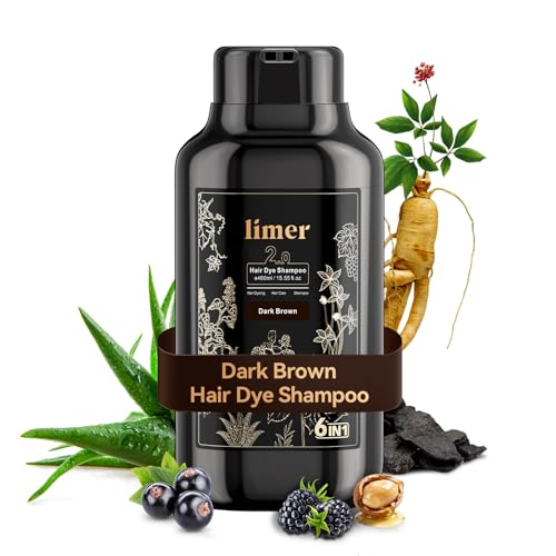 Limer Dark Brown Hair Dye Shampoo