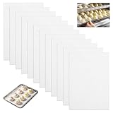 12 Stück Dörrfolie für Dörrautomat, Dörrfolie Antihaft Silikon Dehydrator Blätter, 39 x 28 cm Wiederverwendbar Dörrfolie Antihaft Dampfmatten, für Rechteckige/Runden Dörrautomat Obsttrockner
