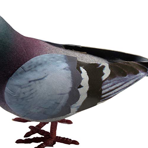 QOTSTEOS Künstliche Simulationstaube, Mini-künstliche Vögel aus Schaumstoff, Gartenornamente für Haus, Dekoration, Miniatur-Modell, künstliche Tauben-Taube