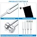 Tuning Forks for Healing Set - 128Hz, 136Hz, 256Hz, 384Hz with Activator - Weighted & Unweighted Sound Therapy Tools for Chakra Balance, Yoga, Meditation & Relaxation in Velvet Pouch