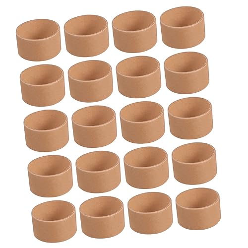 Hohopeti DIY Cardboard Tubes 20pcs Hand Painted Paper Rolls Round Paper Tubes for Crafts Boys and Girls Classroom Fun