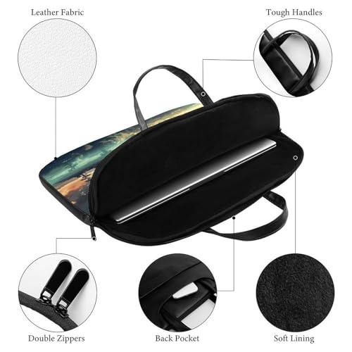 Anime Sky Maletín para portátil 17 pulg impermeable miniatura 4