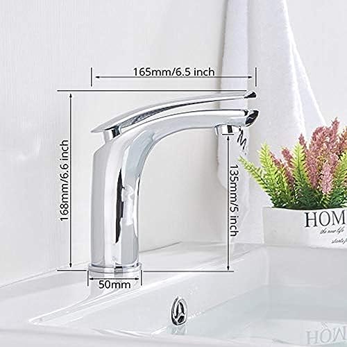 Robinet de lavabo mitigeur haut de gamme avec bec cascade design
