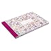 Pukka Pad, Bloom A4 Visitors Book – 96 Pages with 768 Entry Spaces – Includes Record Date, Name, Address, and Comment Fields – 120 GSM Paper – Cream