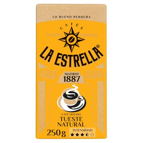 LA ESTRELLA Café Molido Natural 250g - 8 paquetes