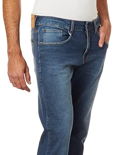 Jeans skinny, Calvin Klein, Masculino, azul escuro, 48