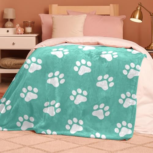 Couverture polaire patte de chat blanc pour des soirées cocooning douillettes - 8