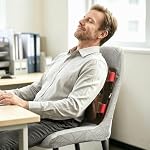 4-Zone Back Support Cushion, Flexible Lumbar Support for Car & Office - Image 2