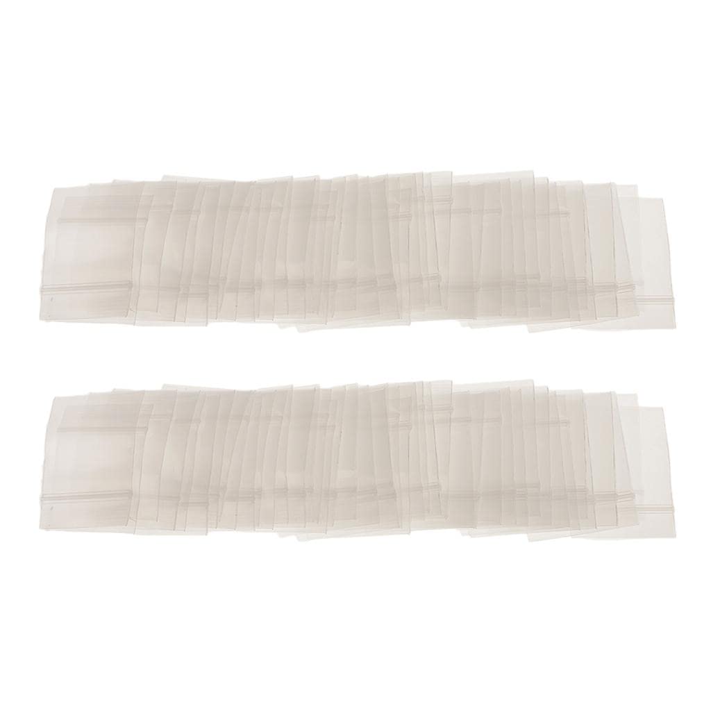 100pcs 1x 1.1" 4mil Clear Zip Bag Ziplock Bag Plastic Baggies Reclosable"-image-1
