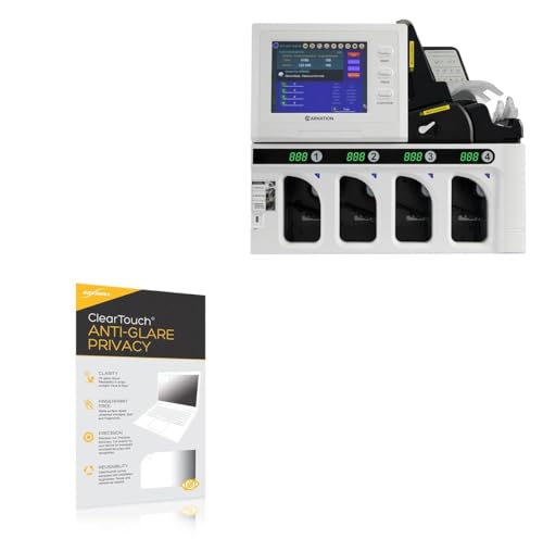 BoxWave Screen Protector Compatible With Carnation CR5000 - ClearTouch Anti-Glare Privacy (2-Pack), Privacy Screen Protector Flexible Film Anti-Glare