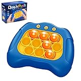 PLIOPYIK Pop IFast Push Game,Pop Bubble Game Handheld Fast Push Game Machine, Novelty pop Fidget Toys for Kids Adults(Blue)