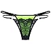 TAIKMD Mens Sheer Lace Patchwork Satin Thongs Panties Lace Lingerie T-back G-Strings Thongs Briefs Underwear (as1, alpha, one_size, regular, regular, Green)