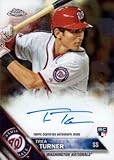 2016 Topps Chrome #RA-TTU Trea Turner Certified Autograph Baseball Rookie Card