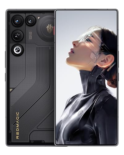 REDMAGIC 11 Air 144Hz Gaming Handy, 5G Android Smartphone, 16GB RAM+512GB ROM, Snapdragon 8 Elite, 6.85' OLED Full Bildschirm, FHD+ Gaming Telefon, 50MP Kamera, 80W Ladegerät, Dual-SIM Schwarz
