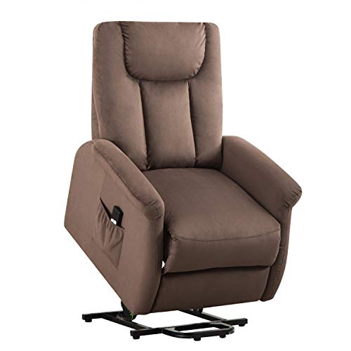 Bonzy Home Power Lift Recliner Chair for Elderly, Overstuffed Cozy Single Sofa