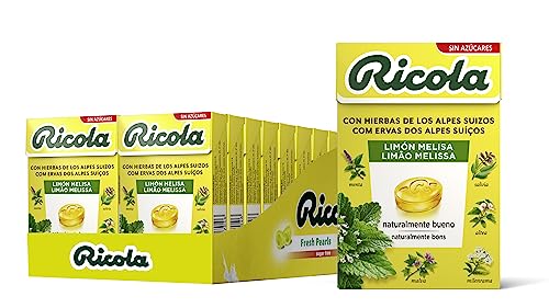Ricola Caramelos melisa de limón sin azúcar 50 g