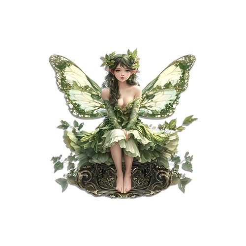 Imanes decorativos acrílicos Green Forest Fairy miniatura 2