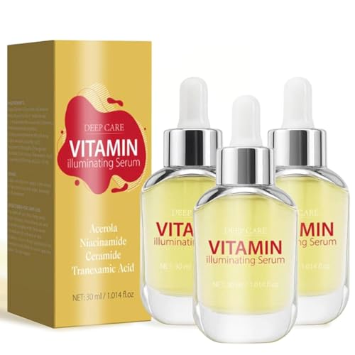 El Sérum Iluminador Vitaminado, con Vitamina C y Ácido Hialurónico, ilumina la piel apagada y mejora el tono desigual.