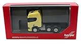 Cars Trucks Herpa 308816 Scania CR 20 HD 6x2 starr Traktor, hellgelb