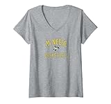Womens McNeese State Cowboys Basketball Screen Gray V-Neck T-Shirt