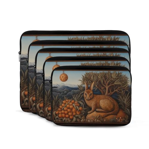 Rabbit Food Laptop Sleeve Case 17 Inch Suitable For Notebook Computer Tablet Traveling Carrying Simple Case2