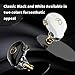 HiFiGo TRN ST7 2DD+5BA Hybrid in-Ear Monitor Earphones, HiFi IEMs Detachable Wired Earbuds with Ergonomic Design and Delicate Tuning (3.5mm, White Without Mic)