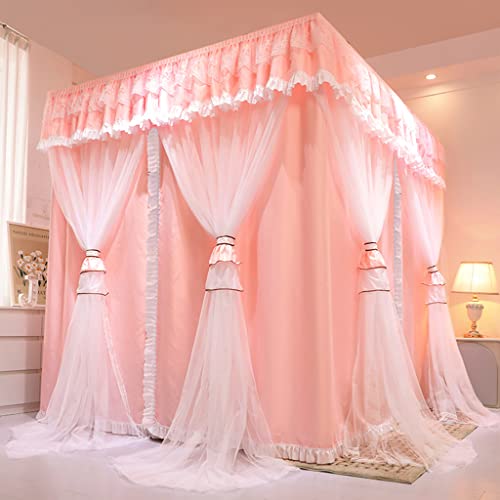 Cortina decorativa de dosel de cama premium para camas King y Queen 2