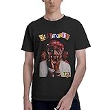 GYMP Lil Rapper Music Yachty Men's T Shirt Cotton Graphic Short Sleeve Tees Shirt Black Xx-Large