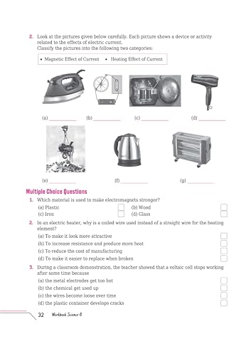 Image of Arihant Workbook Curiosity Science Class 8 | NCERT Textbook Based 2025 Edition | Science Workbook with Activity Based Questions, Practice Worksheets & ... CBSE /NCERT Class 8 Students | English Medium