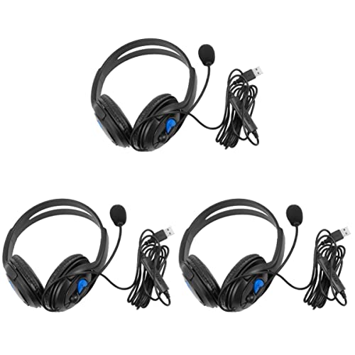 STOBOK Streaming de Tv Dobrável Laptop Fone de Ouvido Cancelamento Telefones Meninas de Trabalho Com