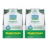 SmartMouth Original Activated Mouthwash Single Packs, Travel Mouthwash, Fresh Mint, 20 Pack