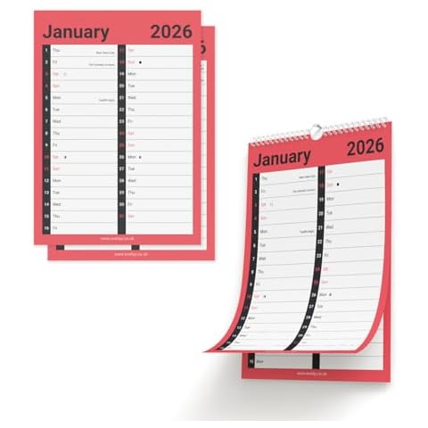 Evelay 2026 Monthly Wall Planner Cover